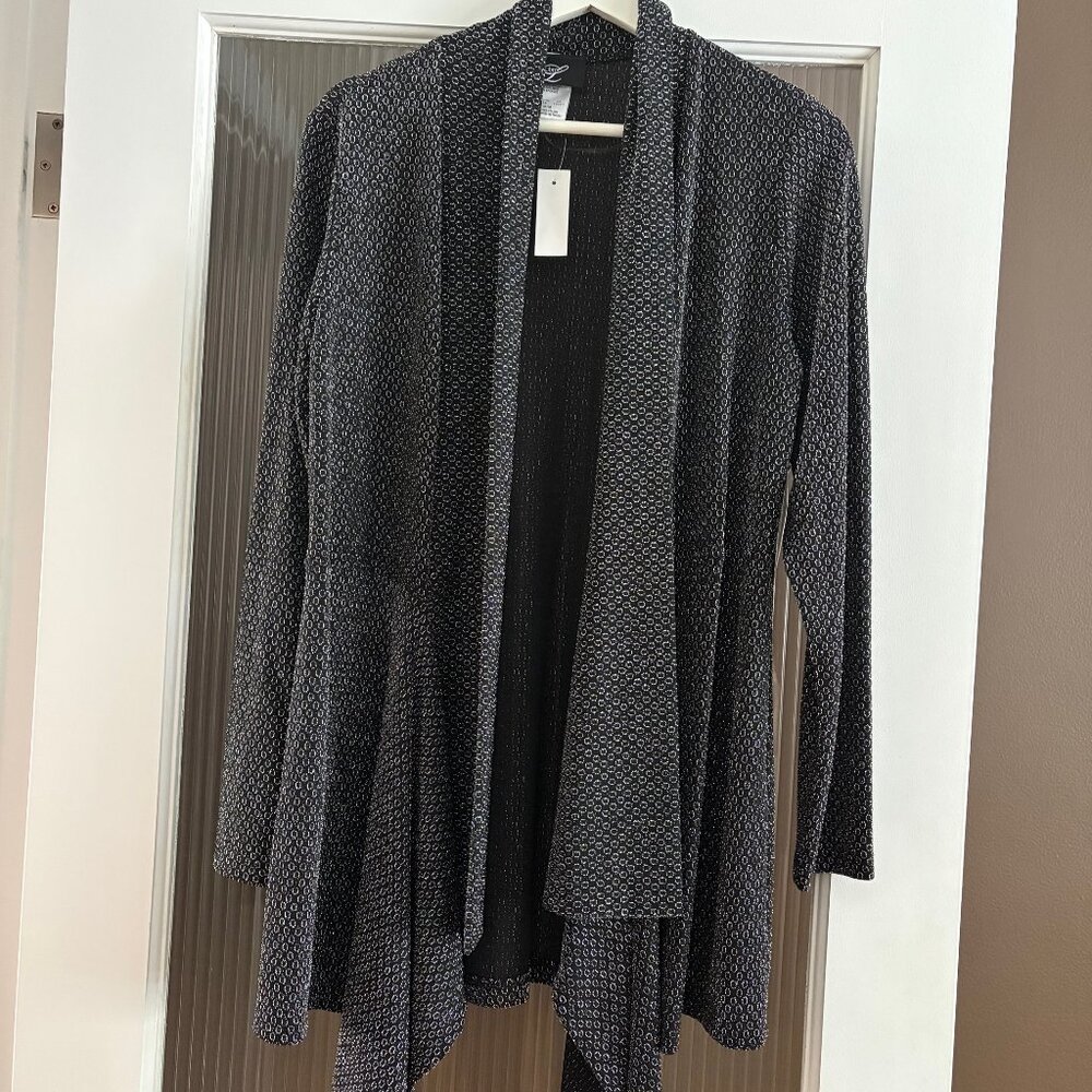 Black metallic sweater